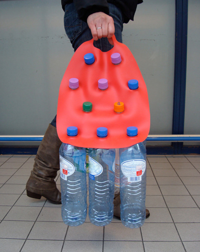 plastic bottle carrier by ka lai chan