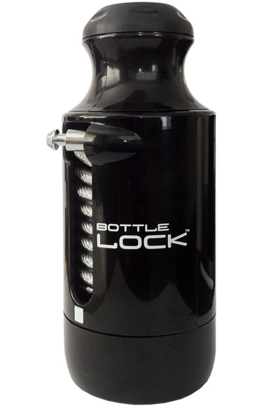 water bottle bike lock