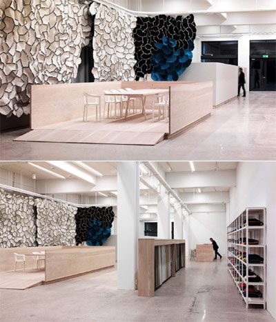 ronan + erwan bouroullec: kvadrat showroom, copenhagen