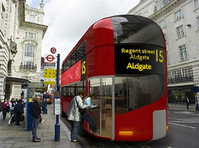 foster + partners with aston martin win joint first prize for new london bus design