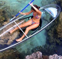 transparent kayak canoe hybrid