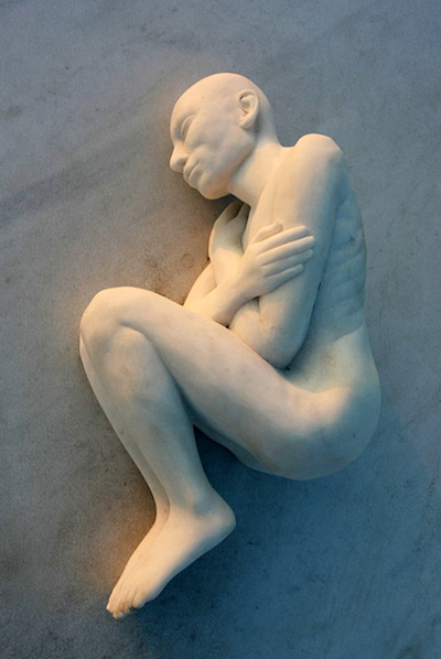 postmonument at the international sculpture biennale of carrara