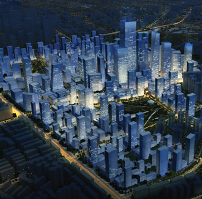 SOM: chengdu steel district redevelopment plan