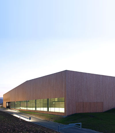 virdis architecture: gym in chatel st denis