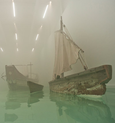 cai guo qiang: saraab at mathaf arab museum of modern art, qatar