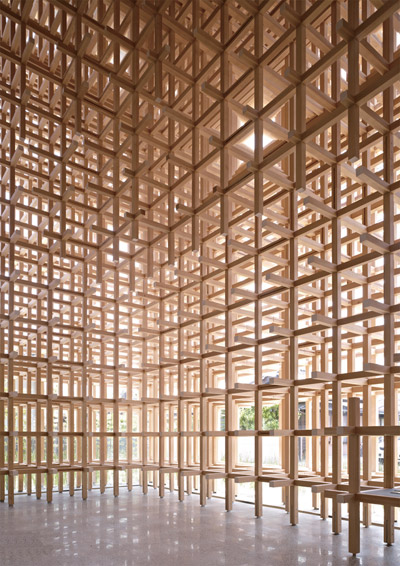 kengo kuma + associates: chidori furniture