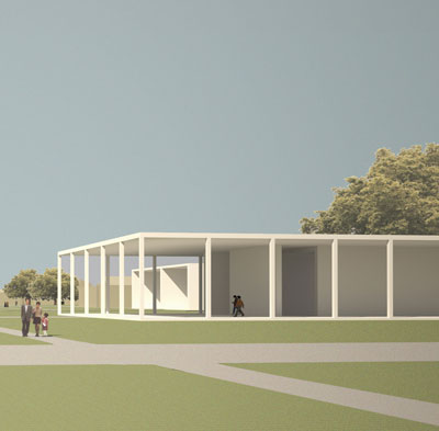david chipperfield architects: 'master site plan for the menil collection', houston