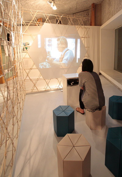 yumiko ishihara: chopsticks wall