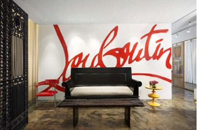 212box designs christian louboutin NY showroom