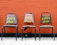 public chairs