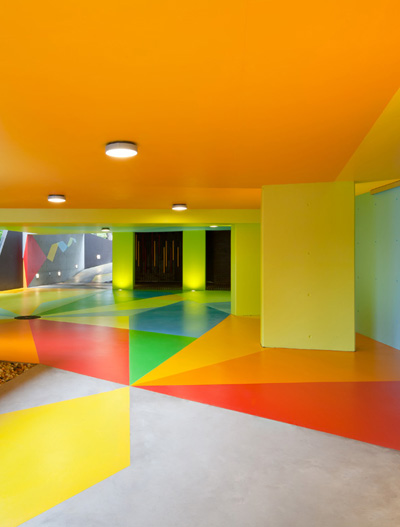 craig & karl: colorful underground car park in sydney