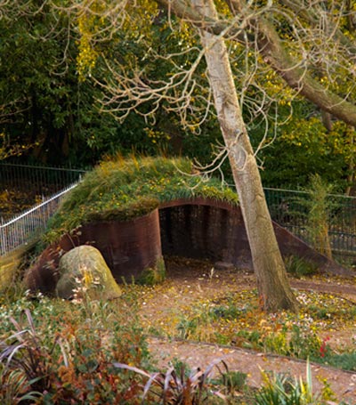 groves raines architects: garden compost shed