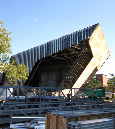 zaha hadid: broad art museum nearing completion