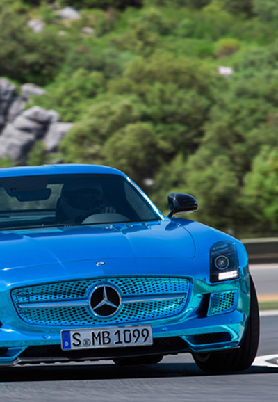 2013 mercedes benz SLS AMG electric drive