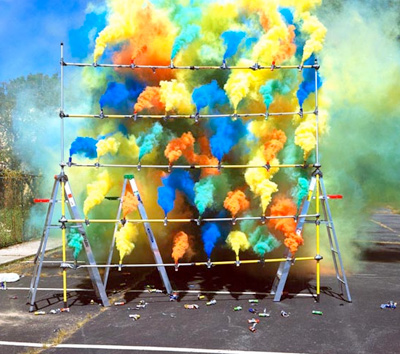 design miami 08: art projects ai weiwei and olaf breuning