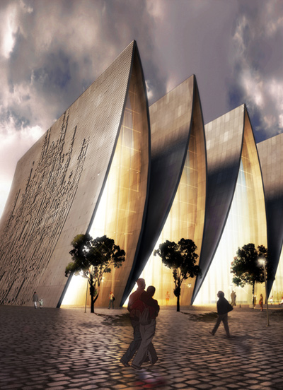 axis mundi: cathedral fold