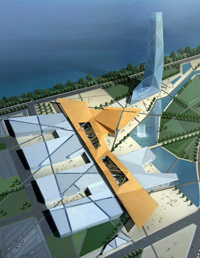 woods bagot: shijiazhuang exhibition and convention centre