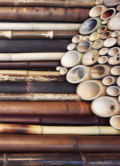 bamboo bundle bench at DMY berlin design festival 2011