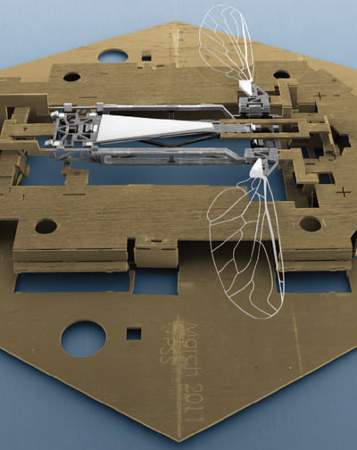 pop up robotic bee by harvard students