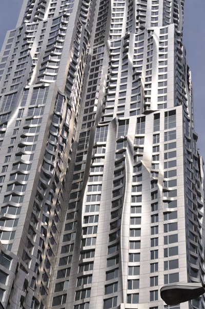 frank gehry: beekman tower nearing completion