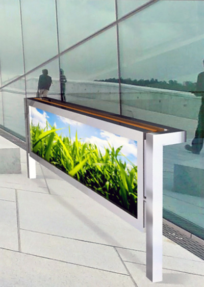 relja perunovic: billboard bench