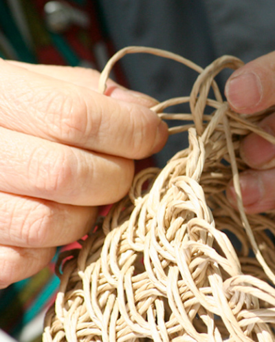 recycled paper macrame by corinne muller and piotr oleszkowicz