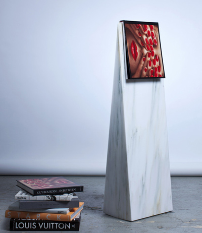 paul cocksedge: marble bookmark