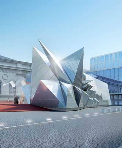 coop himmelb(l)au: pavillion 21 mini opera space