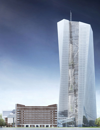 coop himmelb(l)au: european central bank, frankfurt