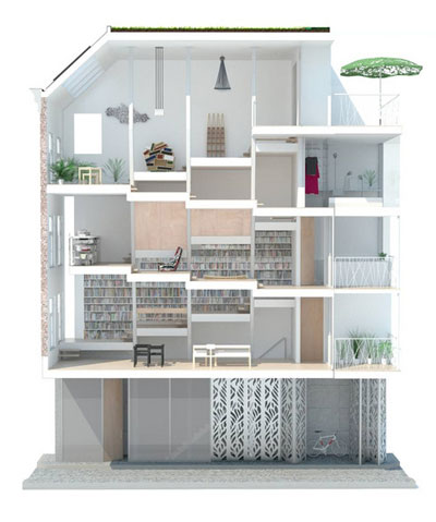 atelier bow wow: droog townhouse