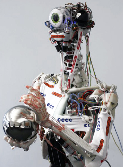 eccerobot mimics human skeleton and muscles