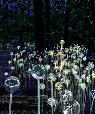 bruce munro: forest of light
