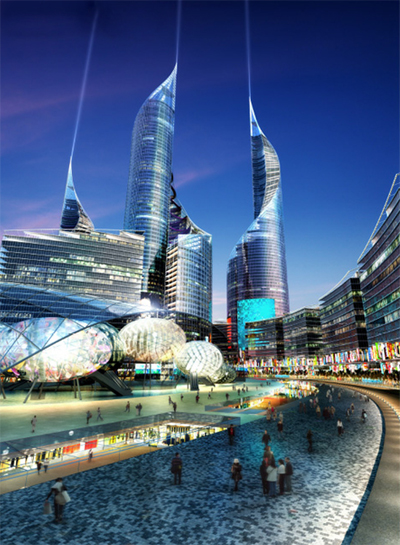 foster and partners: dream hub yongsan IBD masterplan   sam taeguk