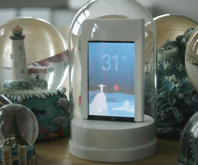 digital snow globe by digit