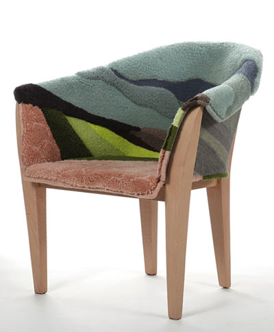 tal alkabes: somewhere   hand tufted armchair