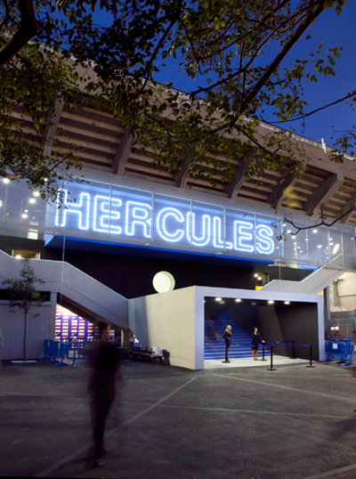 subarquitectura: hercules C.F. stadium