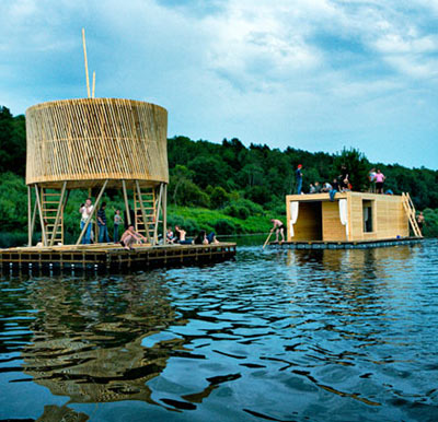rintala eggertsson architects: kaluga floating sauna