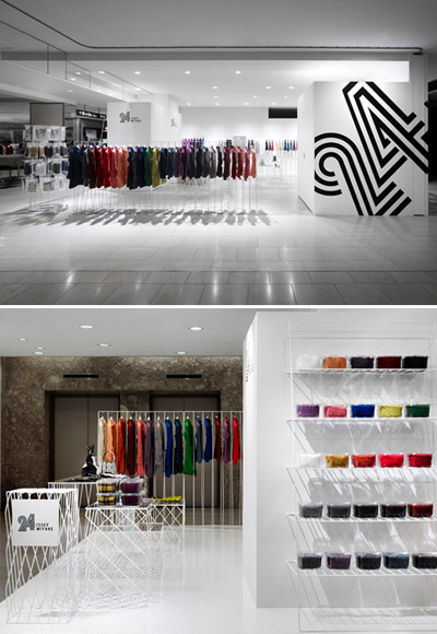 nendo: '24 issey miyake' concept shop