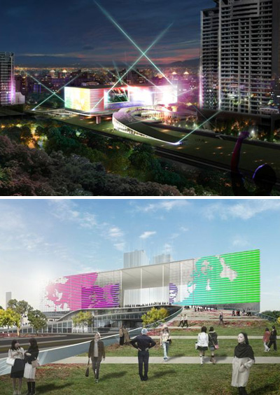 JDS architects: taipei pop music centre proposal