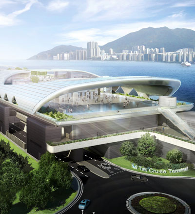 foster + partners: kai tak cruise terminal