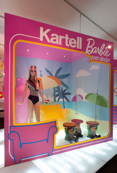 barbie goes design with kartell