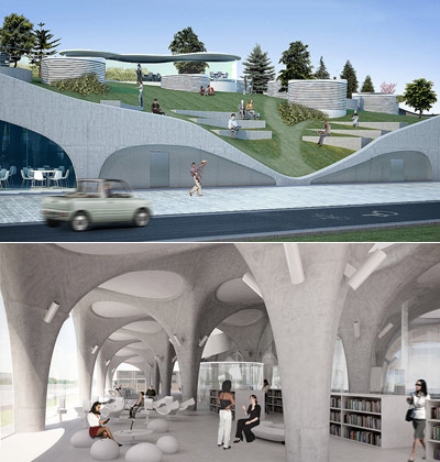 bakoko: new academic building, kyaoi gakuen university