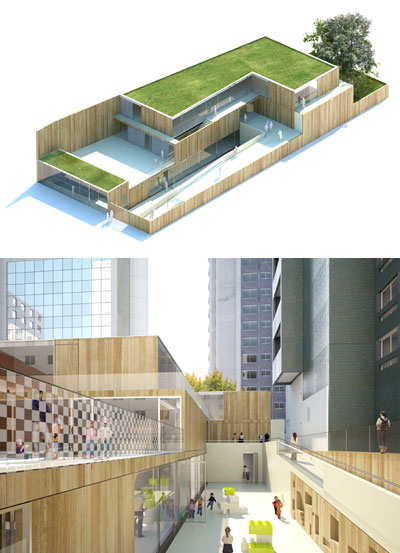 LAN architecture: crèche and day nursery, paris