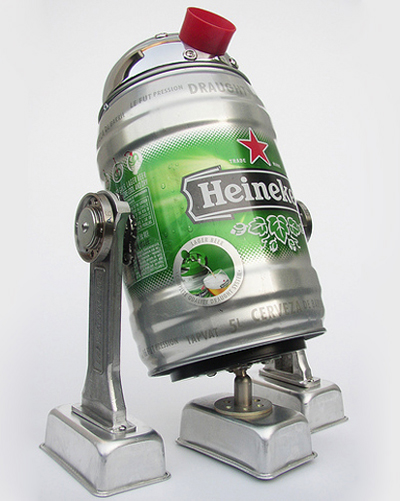 lockwasher: robot sculptures