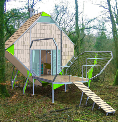 matali crasset: les maisons sylvestres for le vent des forêts