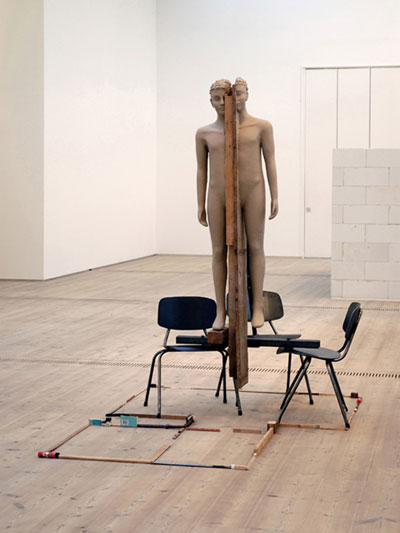 the absence of mark manders exhibition at S.M.A.K, gent