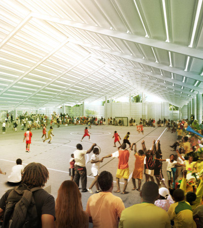 herzog & de meuron: gymnasium at mãe luiza