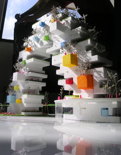 the third dimension    architecture in miniature