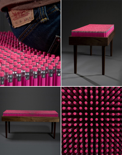 pencil bench by boex 3D