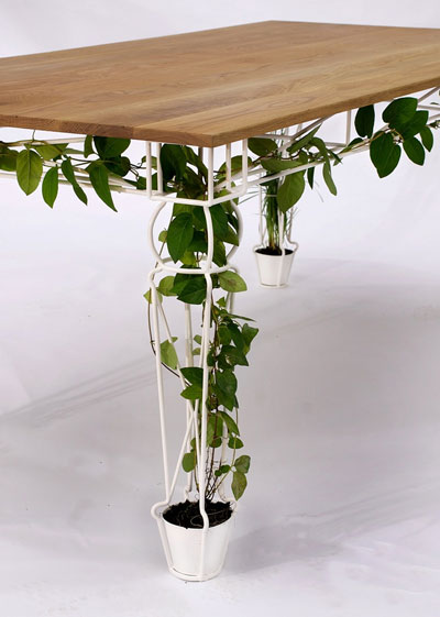 jailmake: plantable garden table at london designersblock 2011
